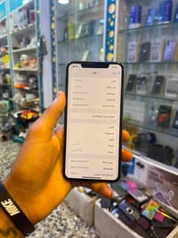 ايفون. اكس ماكس  لون ابيض  ذاكره256  الجهاز ممبدل بي ايشي فقط بطارية  ...