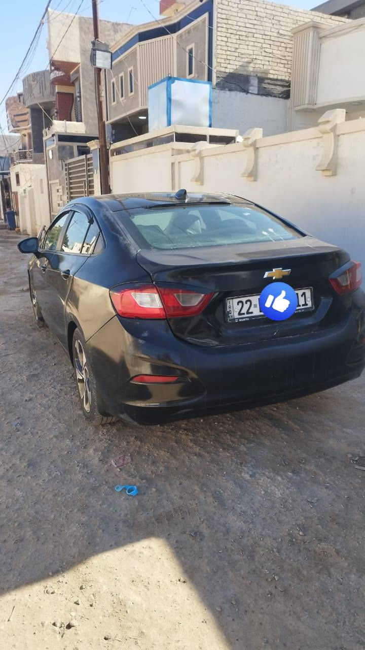 السلام عليكم سياره كروز موديل 2017 رقم اربيل  بسمي تحويل ثاني يوم سياره جاهزه بيه  اربع قطع جراد خفيف  محرك بي تنقيص وبخار سعر 68 وبيه مجال
 مكاني فلوجه ***********
