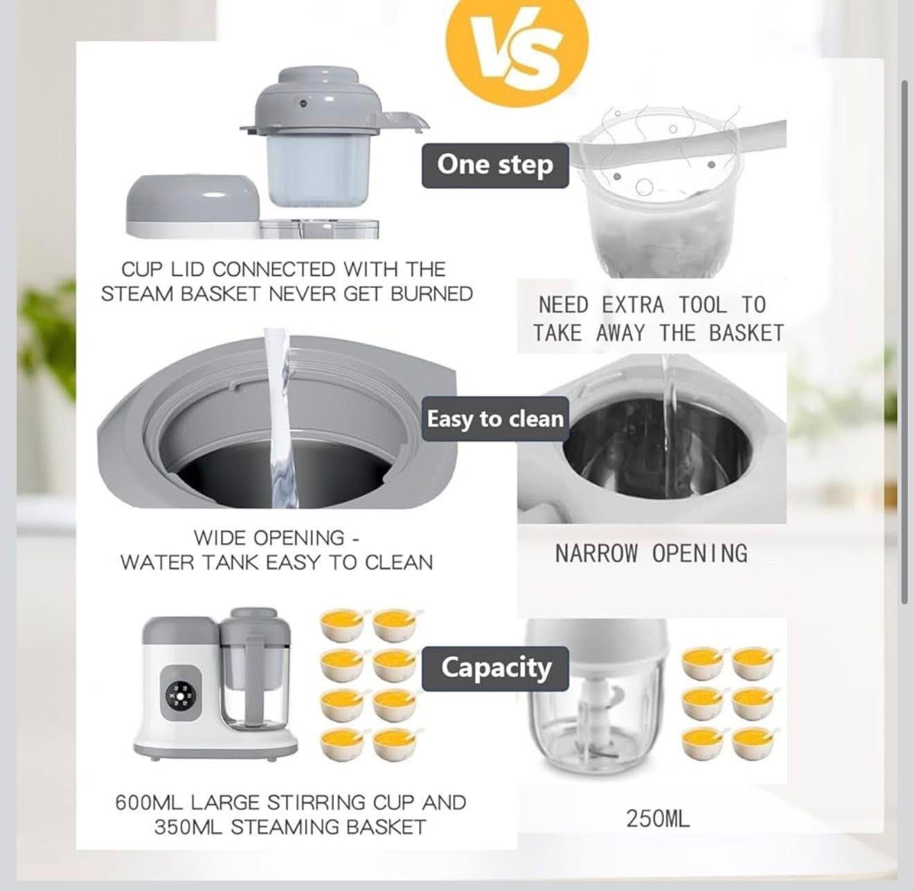 متوفر من امازون 💐

جهاز تحضير طعام الأطفال - 
تحكم بزر واحد بالتدوير والضغط، 
طعام أطفال جاهز في دقائق، معالج طعام، جهاز بخار، خلاط، طهي وتقليب تلقائي، 
طعام صحي منزلي الصنع للرضع والأطفال الصغار،

جديدة👍
السعر ٥٠ الف💐


**إذا كنت صاحب هذا الإعلان وتريد حذفه لأي سبب، رجاءا أرسل رسالة إلى الدعم الفني**