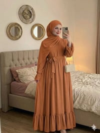 فستان محجبات • قطني ملكي • مقاسات L-XXXL