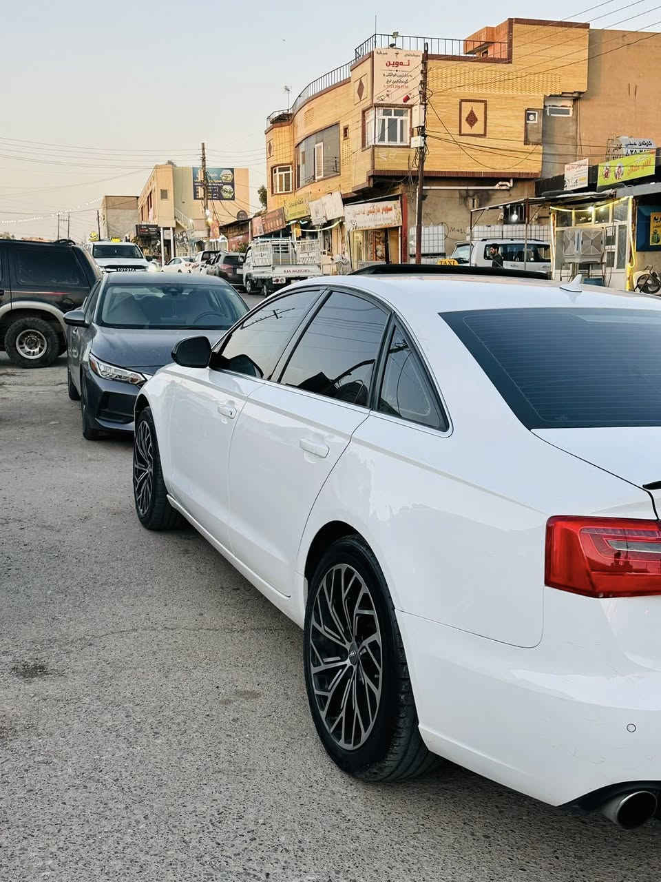 سلام وعليكم اودي A6sr slin للبيع ومراوس موديل2012فول فول مواصفات سياره كلش حلوه ماشالله ماشيه260الف خليجيه دواخل بلايلون محرك6سلندر محسن كير محرك بشرط سياره بيهه صبغ فوك الايتات الماميه الخشوم فقط ولباب السكن بدون دواخللل بدون دواخل سعر لسياره 114ورقه عليه غرامات4ورقات ترجعلك بعد المعامله وسياره بس تحويلل وكاله ماسوي وبيهه مجال رجاا رجاا اذا ماعجبك المنشور اعبره بدون ايشي سلبي مكان السياره اربيل شارع ١٠٠ رقمي***********
