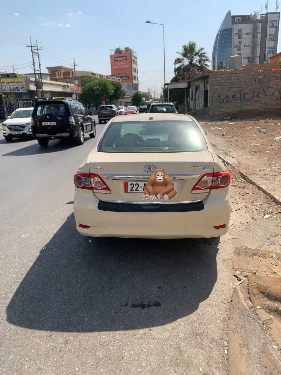 تويتا كورلا موديل ٢٠١٣ بيلاد تاكسى گير عادى
يةك چاملغى پشتةوةى بوياغة
كةميك تعديلى هةية
گير و مةكينة و تبريد و تحويل و غرامة بةشةرت
سنوى و ژينگةوريگاوبانى نوية
هيچ مةسروفى تيدا نية
سعرى ١٣٣$
شوينى سيارة هةولير
رقم موبايل ***********
*********** أربيل, العراق
