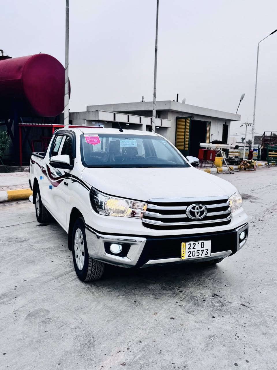 السلام عليكم
هايلوكس 2020 كير عادي 
رقم أربيل 
رقم وسنويه جديد 
كفالة عامه 
مكاني واسط الصويرة 
***********
