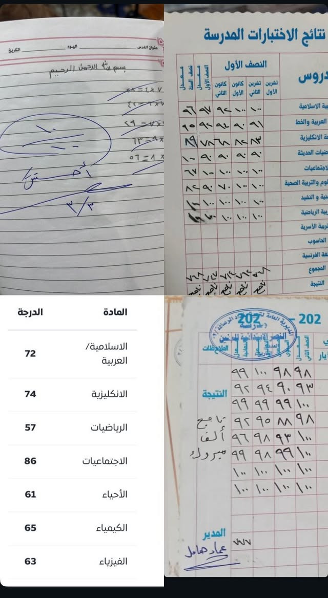 معهد الألق 
طريقك للنجاح يبدأ ويانا

📚 متوفر نظام الحقيبة لجميع المواد
📆 الدوام من السبت إلى الأربعاء

🎯 مراجعة مركزة لطلبة:
السادس الابتدائي & الثالث المتوسط

🔤 برنامج خاص لتعليم تهجئة القراءة

📍 تعليم منظم • متابعة مستمرة • نتائج مضمونة
للتواصل والاستفسار ***********
