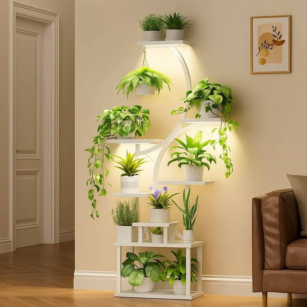 السلام عليكم متابعينا🤍
ستاند حامل النباتات (المنتج الاصلي يحتوي على عجلات رباعية )
توفر اللون الابيض المميز -والابيض والبيجي -والاسود والصاجي
🔻 مواصفات المنتج:
✅ الارتفاع: 155 سم
✅ أبعاد القاعدة: 50 × 25 سم
✅ مكوّن من 8 طبقات هيكل حديد سمك قوي قوية ومتينة تستوعب حتى 10 نباتات
✅ التصميم المتباعد للطبقات لا يعيق نمو النبات مستقبلاً
✅ مزوّد بـ 3 قطع إنارة تساعد في عملية البناء الضوئي وتعزز نمو النباتات
✅ قاعدة متحركة مزوّدة بـ 4 عجلات أصلية مع نوابض مانعة للحركة لسهولة النقل والثبات أثناء الاستخدام
🔴 ملاحظة مهمة جداً!
⚠️ للتأكد من أن الستاند أصلي:
🔹 يجب أن يحتوي على 4 عجلات مزوّدة بنابض لمنع الحركة
🔹 الستاند التقليد لا يحتوي على عجلات إطلاقًا
💰 السعر: فقط 65 الف

📍 متوفر توصيل لجميع محافظات العراق 🚗🚗 
📍العنوان: بابل /محاويل.
📍للحجز والاستفسار يرجى مراسله الصفحه او مراسلتنا على واتساب من. خلال الرقم:
***********
