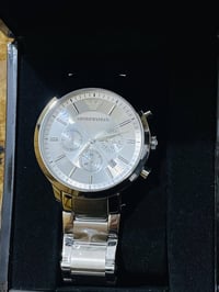 ساعة ارماني • كامل الملحقات • شغالة