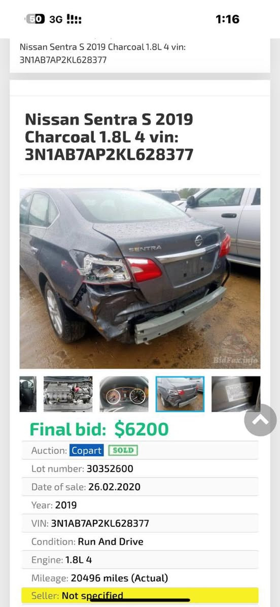 سنترا 2019 sv بصمه بدون ظرر فقط دعاميه خلفي بدون صبغ رقم سليمانيه جديد بطاقة بانزين موجوده سياره جاهزه بدون نقص العنوان كركوك *********** السعر 132$
