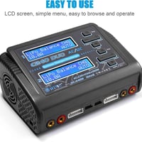 HTRC C240 DUO • شحن مزدوج • موازنة الخلايا