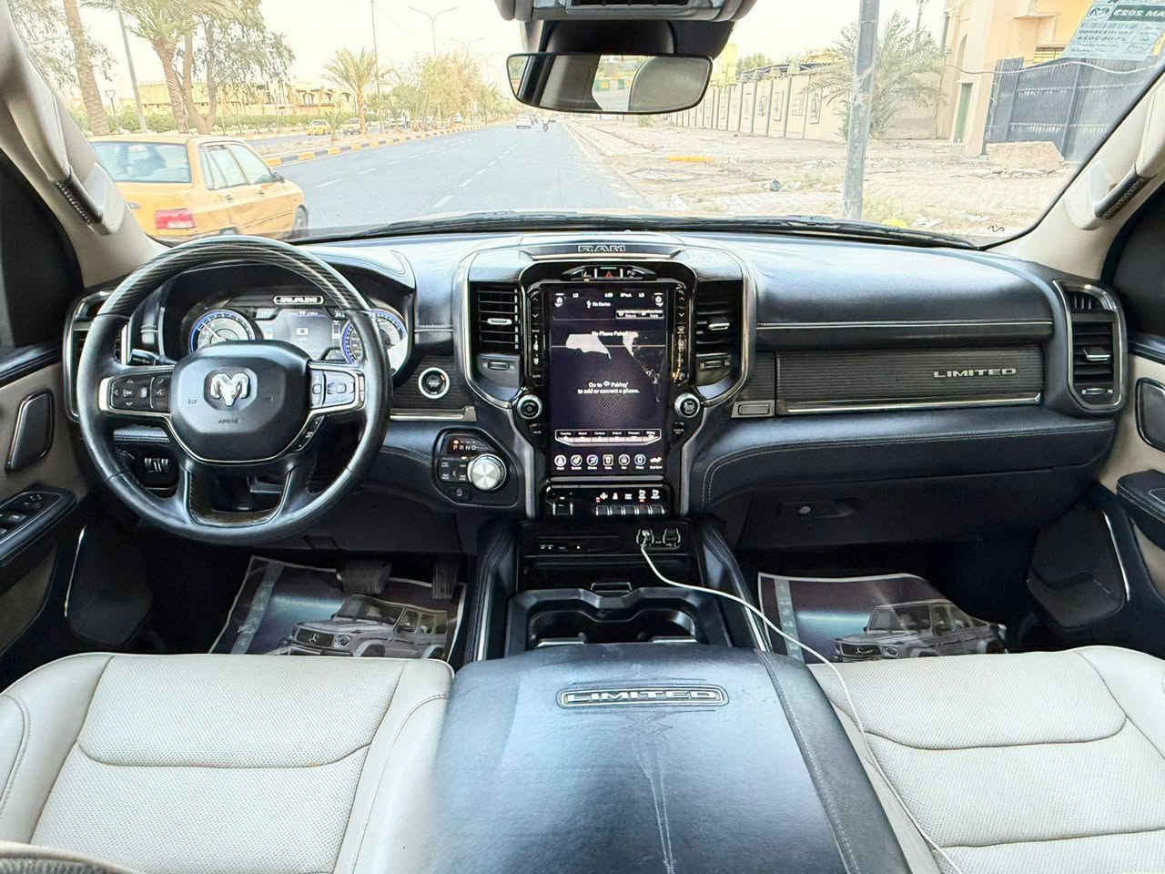 للبيع دوج رام لمتدد اعلى فئه 
فول ال فول 
دوج رام 1500 لمتد 
الموديل 2019
المحرك : V8 5.7L .
رقم بغداد  رقم جديد 

السعر والاستفسار
***********

المواصفات :
* دفع رباعي 4x4. فور ويل
* رادار تفاعلي مع مانع تصادم. 
* نقطة عمياء. 
* تحذير الخروج عن المسار
* استطفاف ذكي (اوتوپارك).
* دوسات جانبية كهربائية.
* المصابيح الأمامية زنون.
* كشافات الضباب زنون. 
* المصابيح الأمامية والمصابيح الخلفية LED. 
* دخول ذكي (بصمة). 
* تشغيل عن بعد.
* مقاعد من الجلد الفاخر. 
* المقاعد كهربائية مع ميموري.
* المقاعد الأمامية تبريد وتدفئة. 
* المقاعد الخلفية تبريد وتدفئة. 
*الستيرن تدفئه 
* شاشة كبيرة 12 أنچ.
* نظام ملاحة نفكيشن GPS.
* حساسات امامية وخلفية.
* 
* مانع تصادم خلفي. 
* مكيف خلفي.
*محدد سرعة.
* ويل كروم قياس 22 انج.
* مرايا كهربائية جانبية من الكروم قابلة للطي كهربائيا.
* شاحن موبايل لاسلكي (واير ليس).
* الشباك الخلفي كهربائي. 
* المرايا الجانبية تدفئة. 
* باب الصندوق كهربائي. الخلفي .
* امكانية تعديل ارتفاع دواسات البنزين والبريك.
* هاند بريك كهربائي.
* جوبلسات جگات تصعد وتنزل 
* حساسات امامية. 
* حساسات خلفية. 
*
* مرايا مع خاصية التعتيم الذاتي. 
* مساحات تخزين إضافية 

للاتصال***********
مكان السياره كربلاء
