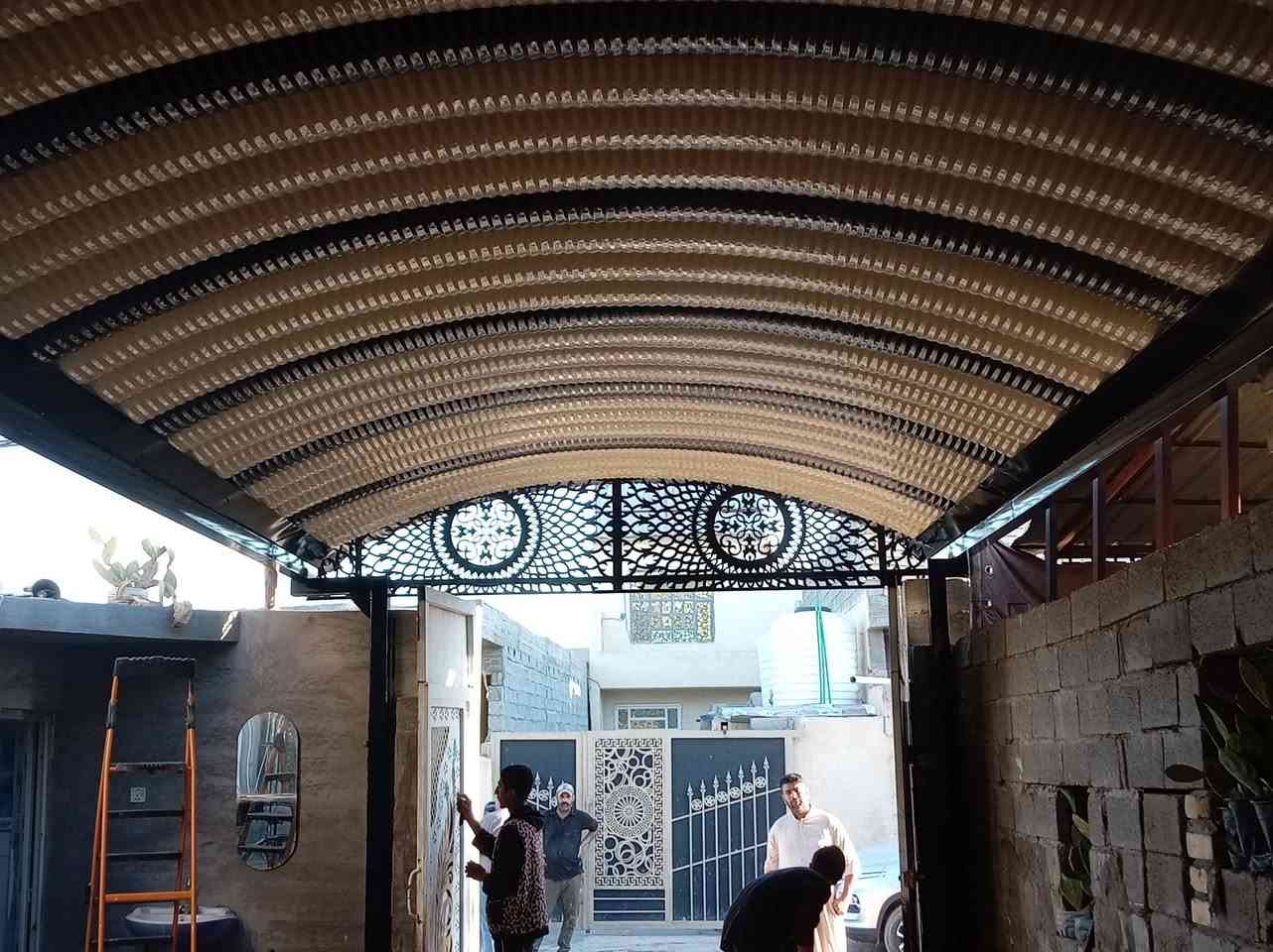 تم بعون الله عمل سقيفه في منطقة ابو غريب ونشكر كادر مكتب الصادق اللسقائف كي سبان سعر المتر 23الف***********
