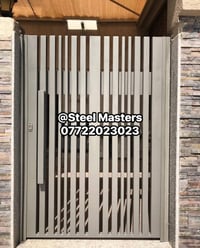 باب حديد • تصميم عصري • ورشة Steel Masters