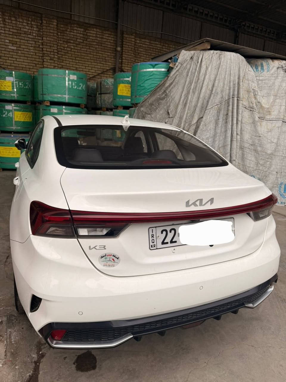 السلام عليكم كي ثري موديل ٢٠٢٤ ماشيه ١٧ الف السياره رقم اربيل بأسم شركه حالين بغداد شاره فلسطين جديده السياره مابيه بارد ولا صبغ السياره جديده فقط رصعه حصوه وحده بيه صغيره سعره ١٣٨ الشراي بيه مجال يتصل *********** ملاحظه للبيع فقط
