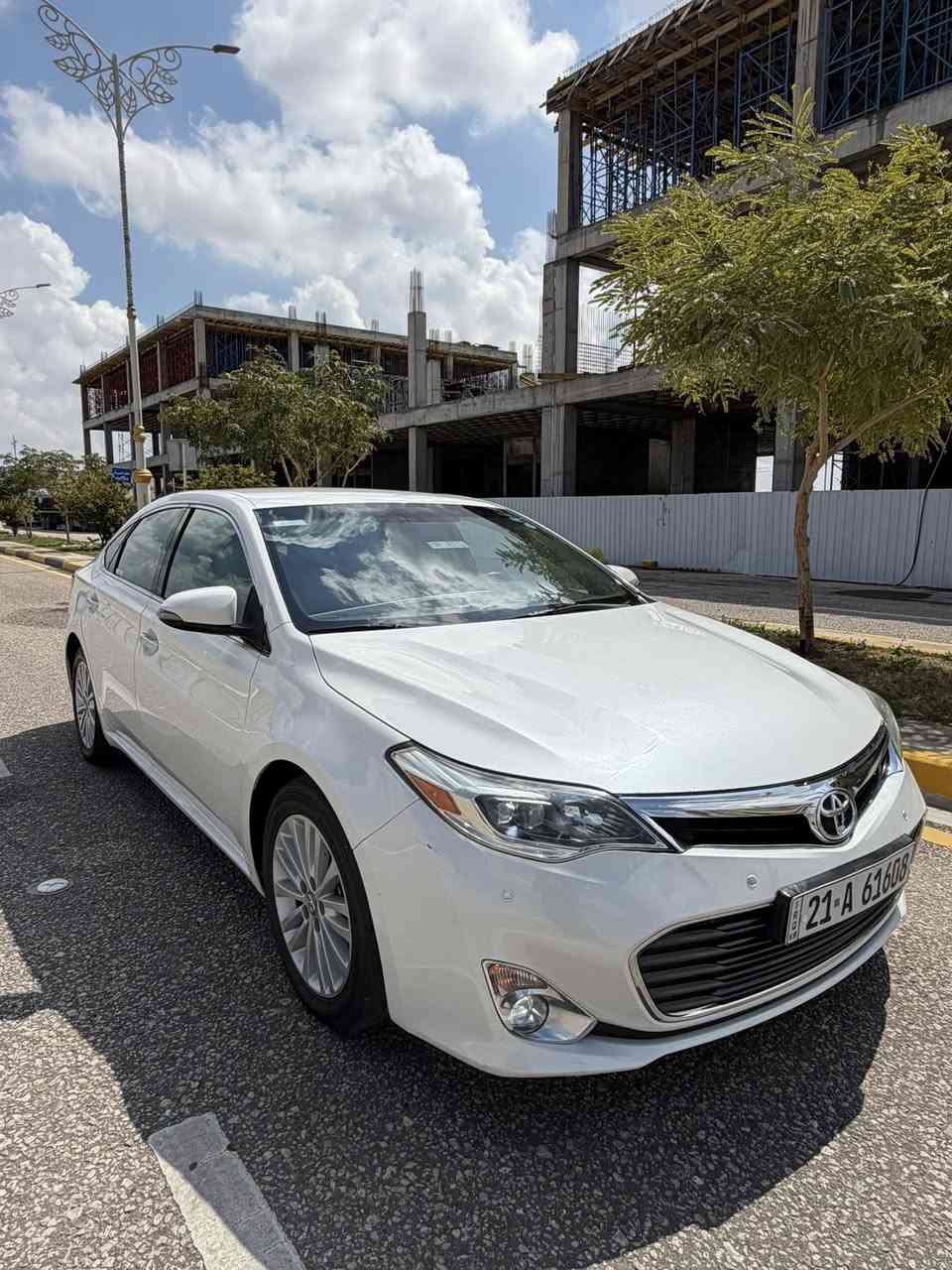 تويوتا افلون خليجي ٢٠١٣ 
رقم سليمانية باسمي 
هزة سنوية ارقام كله جديد 
عداد المسافه ١٨٩ الف حقيقي 
بصمة + كامره
حساسات امامي + خلفي 
كشنات جلد 
كراسي كهرباء 
شاشه + تبريد لمس 
تحكم ستيرن 
تبريد قطعتين  
هواي مواصفات الافلون معروفة 
 و كفاله عامه من ضربه وصبغ 
السيارة جديده ماناقصه كلشي 
وغراضها كلها موجوده 
العنوان :كربلاء المقدسة
للاستفسار: ***********
