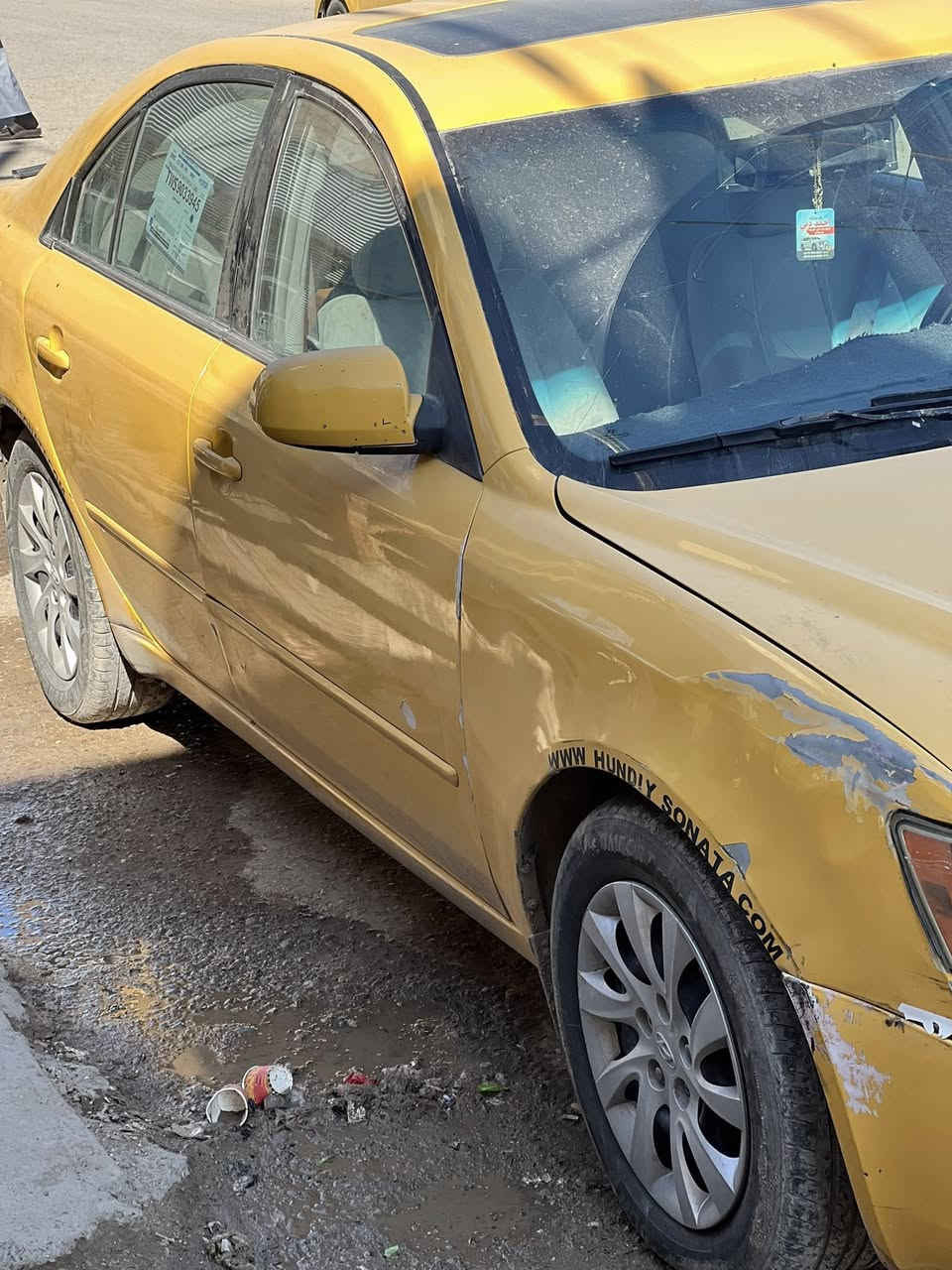 السلام عليكم
سوناتا موديل (2008)
وارد أمريكي / منطومه غاز 
ضررها جامرلغ خلفي 
كير محرك تبريد صدر كامله منً كلشي 
السعر (82)وبيها مجال 
للاستفسار الاتصال ع (***********)
مكان السياره/ ديالى / الخالص /
