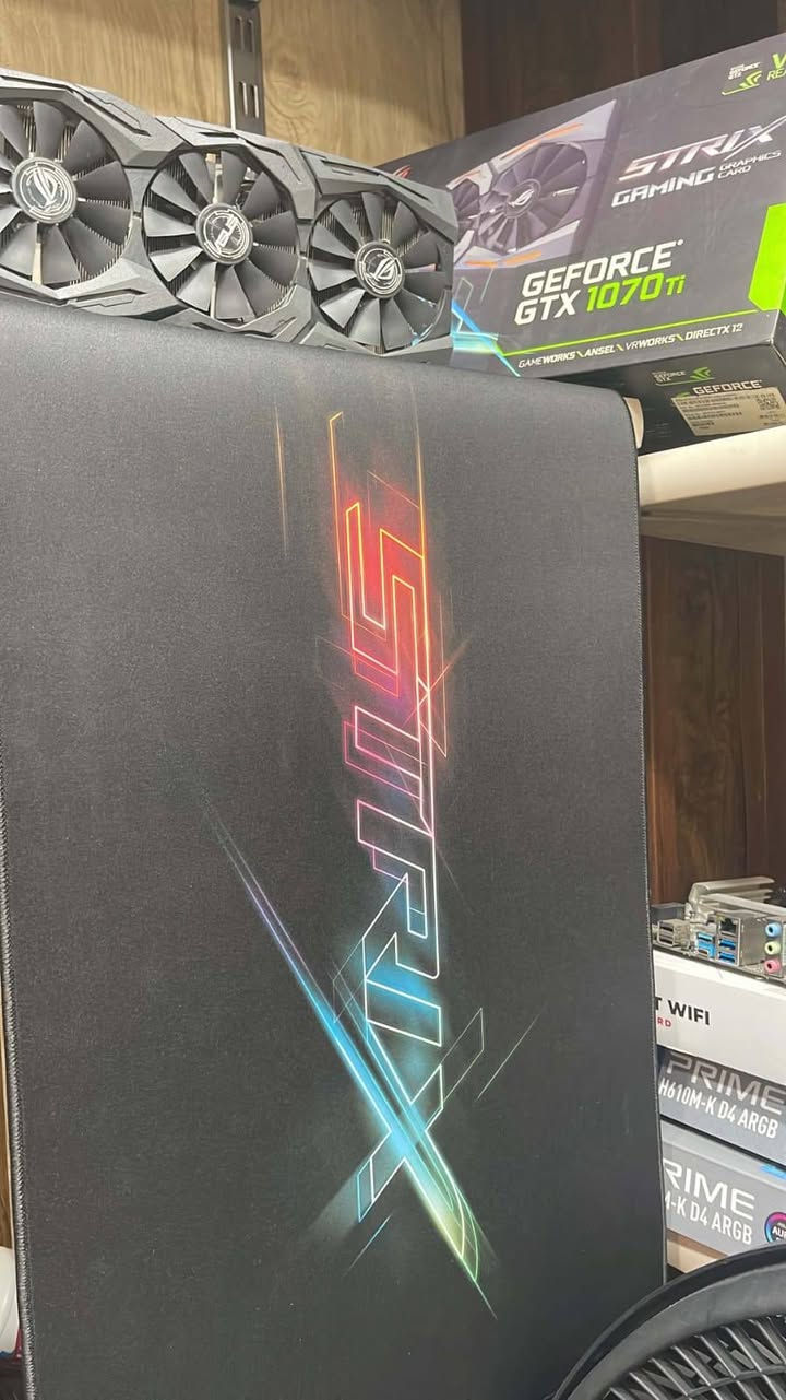 Asus 1070ti ROG STRIX 8GB OC
اقوى فئة بالنوع واداء الخام يعادل كروت احدث
باكيت ستيكر حاله جديد

سعر القطعة 240 الف
متوفر توصيل
للاستفسار ***********
متوفر واتساب
