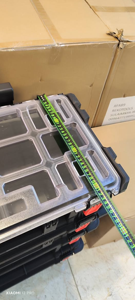 بوكس عربة فول كوالیتی،4طابق، بلاستیک ضد صدمات، قیاسات واضحة بالصورات.سعر 350الف
***********
