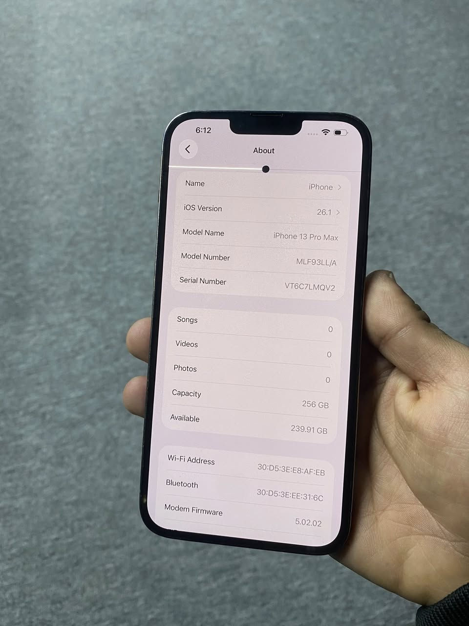 خوار هەموو بازار بە زەمان 270$دۆلار😂😂
iPhone 13pro max LL/A شین
256گێگا/1سیم+ئیسیم/پاتری🔋100بەرزکراوە
فەیس ئایدی ئیشەکا ✅هیچی نەگۆڕاوە بە زەمان
تەنها ئەو شاشەی خەتی بچوکی تیایە لەزگەم لێداوە دیار نییە بۆ ئیش پێکردن بچووکترین کێشەی نیییە
شوێن کەلار/گەیاندمان هەیە
***********/ئاسیا/واست ئاپ
