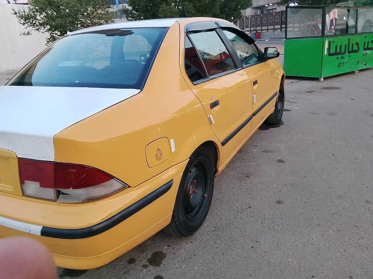 السلام وعليكم سمند موديل 2012رقم بغداد
مكينه كير صدره إمامي خلفي كوله جديد
بيها نص جاملغ خلفي صبغ 
سعره 35بيهامجال
عنوان بغداد 
رقم ***********
