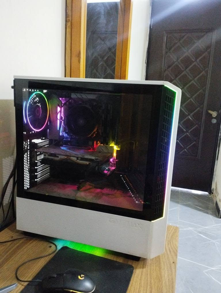 تجميعة pc للبيع

معالج Ryzen 5 5600g يحتوي كرت شاشة مدمج

لوحة ام asrock b450m steel legend

كرت شاشة rx580 8g

رامات ddr4 3200

تخزين m.2 512g

بور سبلاي fsp 550W

كيس باندا يحتوي 4 مراوح

ماوس لوجتيك و كيبورد ميانيكي و ups 1500va

السعر 645 الف بغداد مدينة الصدر 
*********** واتساب بغداد, العراق
