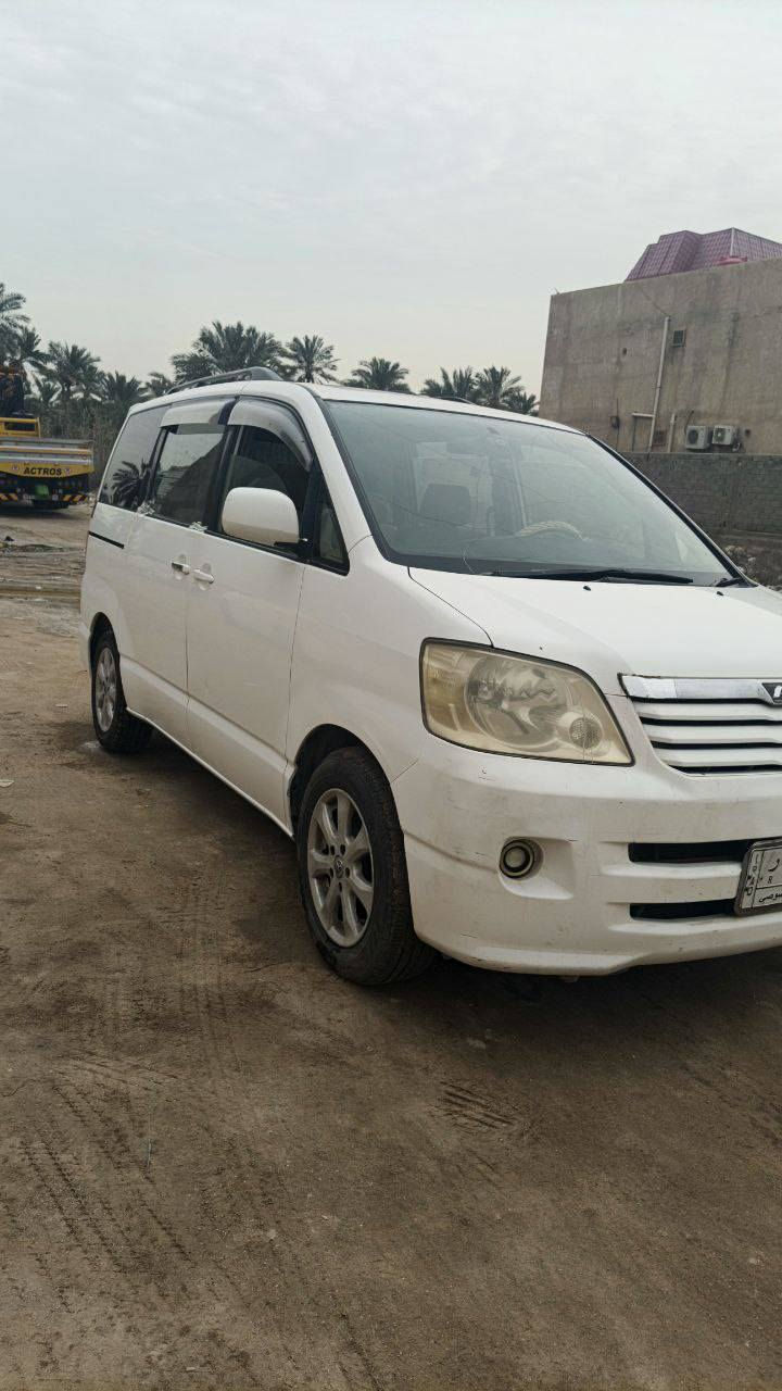 السلام عليكم
سياره تيوتا نوها NoAH مديل 2001كفاله مكينه كير ضربه صبغ مكفوله من كلشي محرك2000سياره حلوه ونضيفه 7راكب طخم تاير جديد تبريد شغال حداديه جديده 
السعر87ورقه الموقع البصره أبي الخصيب 
الرقم:***********
