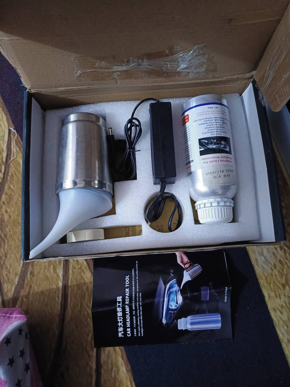 للبيع للبيع السلام عليكم اخوان بولش كوري اصلي ومسدس حراره وجهاز بخار لايتات وجهاز فحص بلكات اليعرف قيمتهن و اليخدمنه يدلل ابيعهن شلع بسعر مناسب ***********
