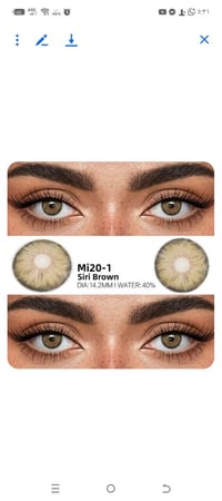 عدسات • اصلية • ألوان طبيعيه