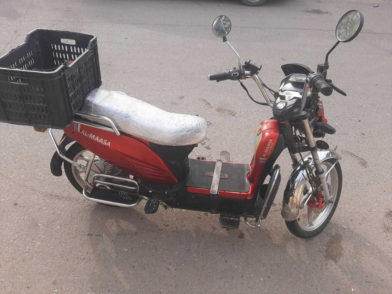 السلام عليكم
دراجة شحن الماسه نظافه ٨٠ بالمية  رايدة ب ٢٩٠ الف مكاني الفلوجه حي نزال ***********
