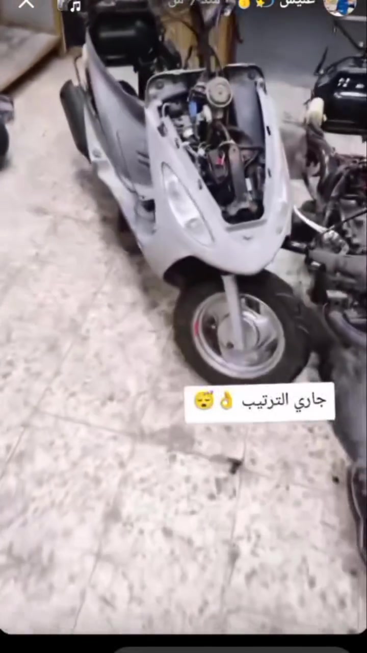 سلام عليكم دراجه متروكه  كلشي بلاد كفر امامي مالته موجود عندك كفر ايمن مكسور ختم واحد ما مفتوحه شغاله بس اتبخر  وكابريته يرادله تنضيف لين متروكه سعر 390 قفل  ***********

