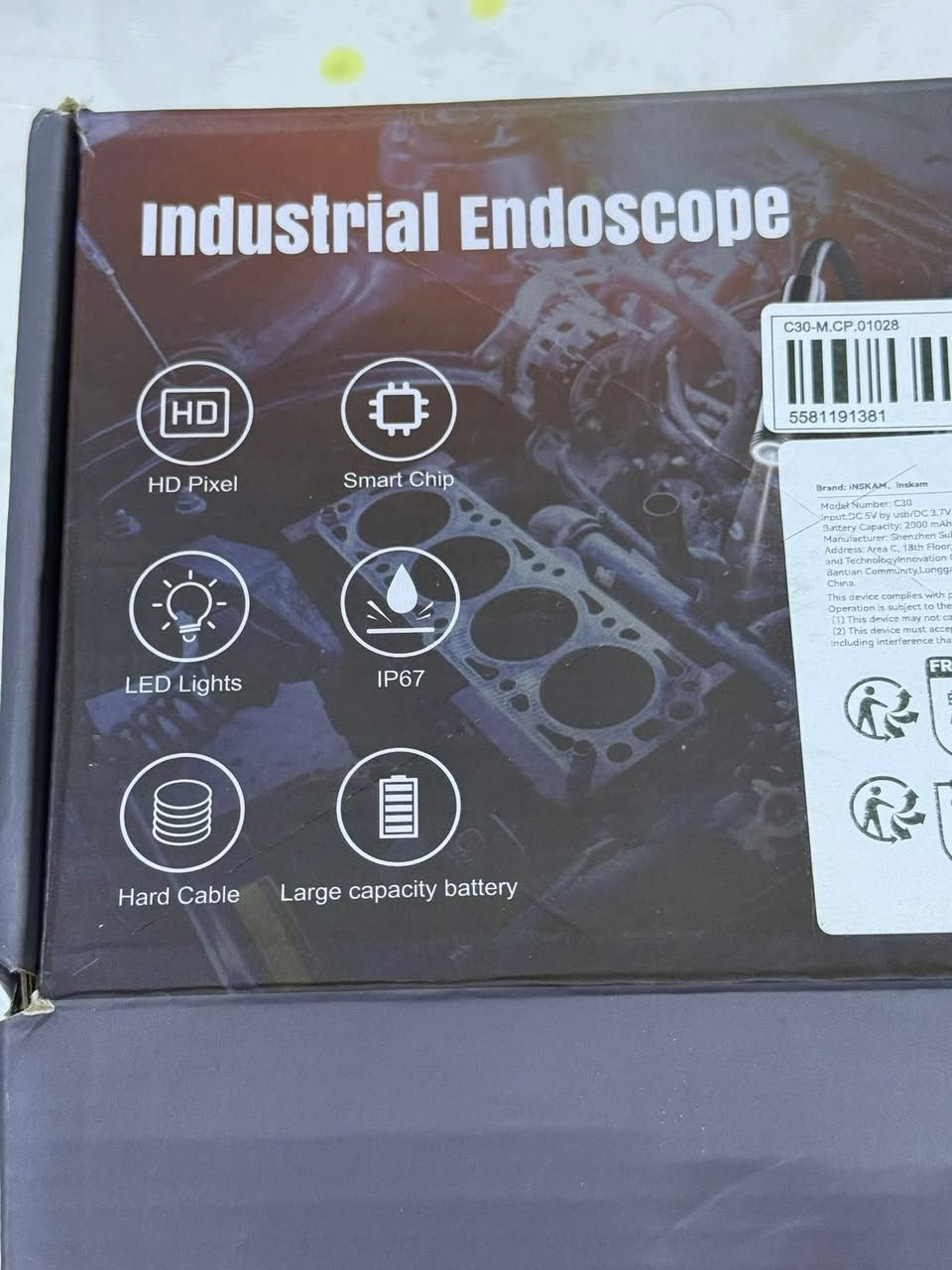 كاميرا أماكن ضيقة لفحص  السيارات و الميكانيكيات والسباكة والصيانة المنزلية تستخدم بشكل عام  السعر 35 الف


**إذا كنت صاحب هذا الإعلان وتريد حذفه لأي سبب، رجاءا أرسل رسالة إلى الدعم الفني**