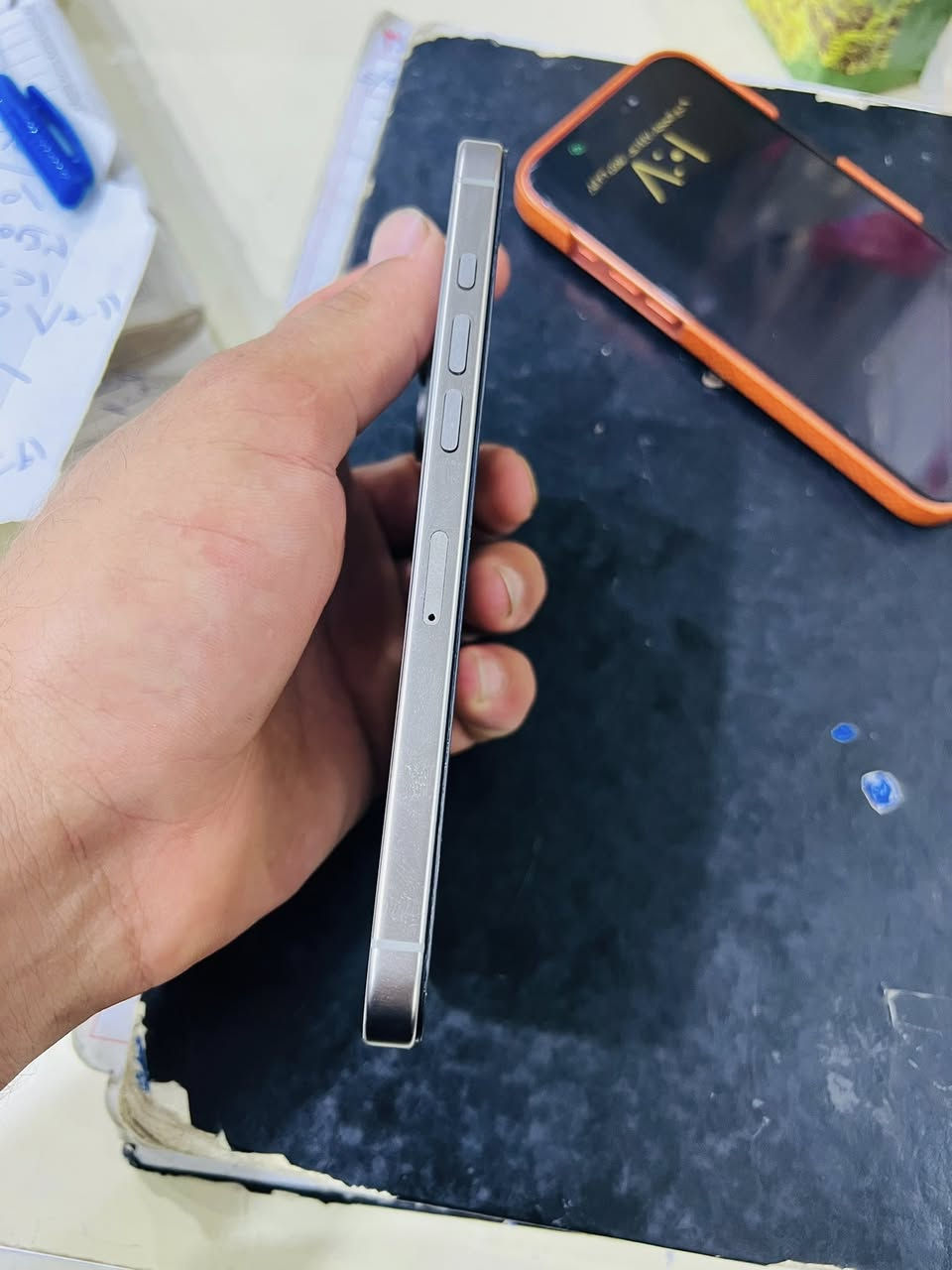 سلام عليكم iPhone16Pro Max
شرق اوسط بطاريه 100  مبدل فقط شاشه  نوعيه مال تمشايه حال ماكلك اصليه سعره مليون و150بي مجال مكاني  بابل كفل ***********

