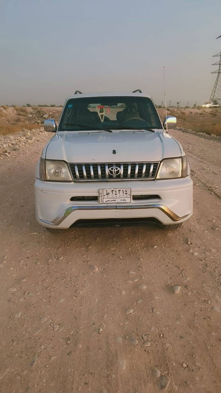 سياره برادو موديل 2001  مصبوغه عام بيه ضربه جاملق يمين رقم بغداد مشروع وطني سياره 7 راكب دبل تانكي تبريد شغال مكينه 6 سلندر بلادي كير اوتماتيك فورويل مكان السياره بغداد *********** ما متواجد فيس اتصال خط او واتساب سعره 85 وبيه مجال
