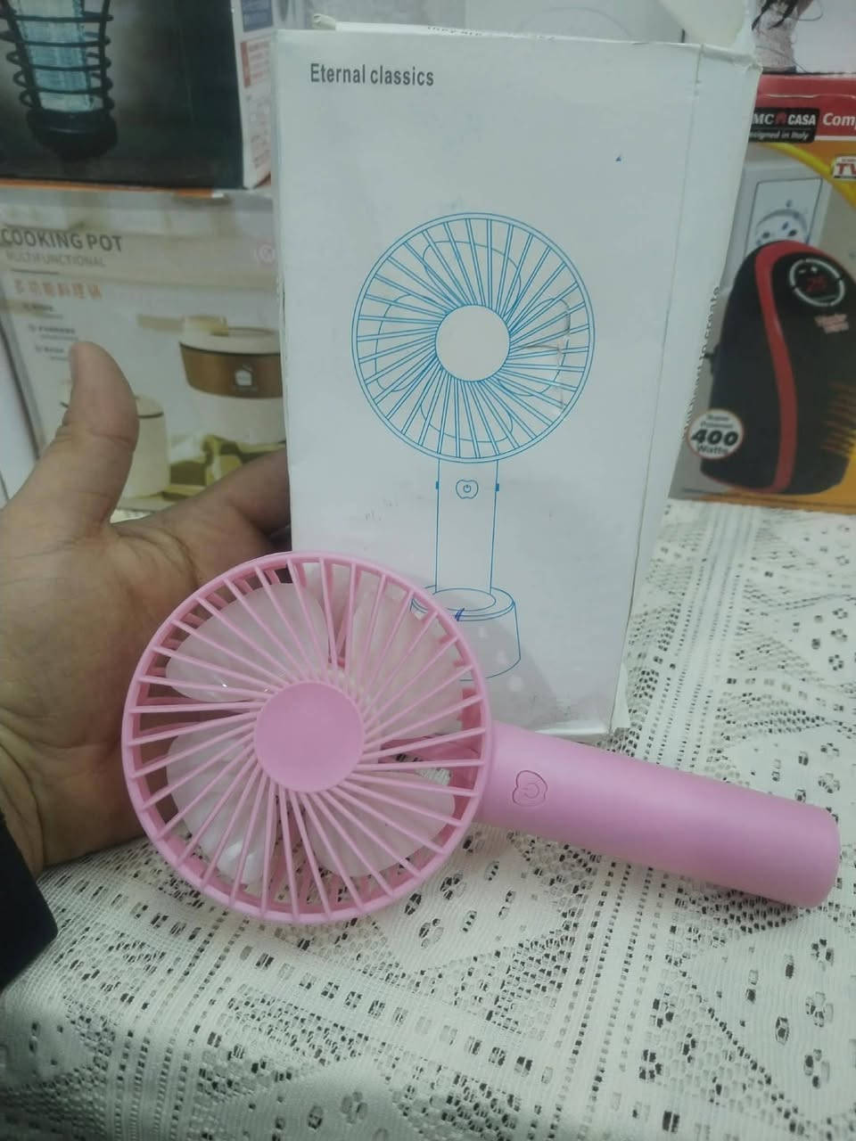 مروحه شحن +باتريات2دينار 
توصيل لجميع المحافظات 3


**إذا كنت صاحب هذا الإعلان وتريد حذفه لأي سبب، رجاءا أرسل رسالة إلى الدعم الفني**