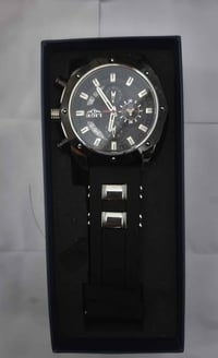 ساعة رجالية • سوار سيليكون • مقاومة ماء