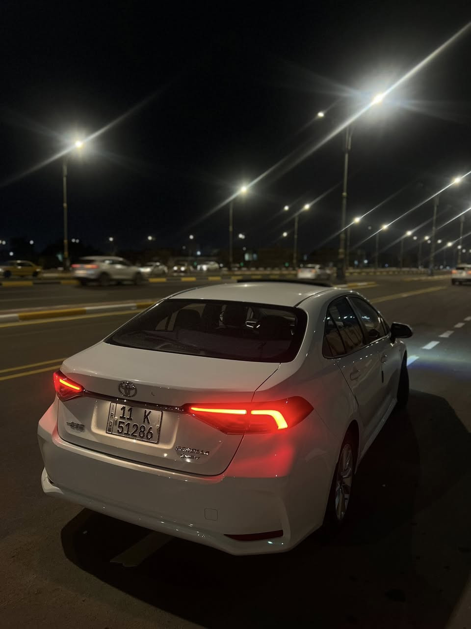 كورلا للبيع موديل ٢٥                                                       ماشيه ١٠ الاف 
فول مواصفات
سياره جديده بنايلون
رقم بغداد باسمي
سعرها ١٦٠ 
مكاني كربلاء
رقم ***********
