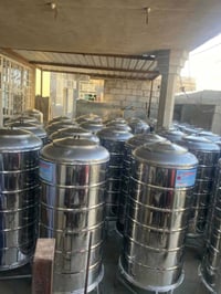 يوجد خزانات سل ستيل غذائي  سعه الخزان 500لتر الاشتراك شهري من يرغب بال...