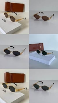 نظارة سيلين • ذهبي ملكي • عدسات عالية الوضوح