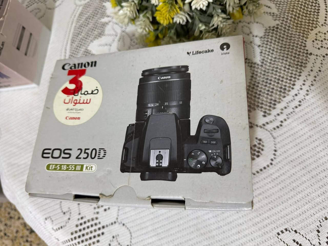كانون 250d
نظيفه لوك اخت الجديده 
مع كامل الملحقات 
السعر ٦٠٠ الف 
للاستفسار :- 
*********** 
توصيل متوفر الى جميع المحافظات 🛑
