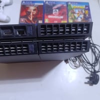 بلي 4 فات مساحه 1TB ما مفتوح مع كامل الملحقات + 3 العاب  السعر مع الال...