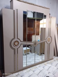 غرفة نوم تركي ٩ قطع بدون دوشك مستعمله نظافة ١٠٠%  07724717504