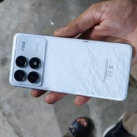 بوكو F6PRO  ذاكرة 512 رام 12+12 120فريم ببجي مستبدل شاشة اصلية +الضهر ...