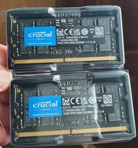 رامات لابتوب DDR5 التردد 5600 الحجم 16G  16+16=32