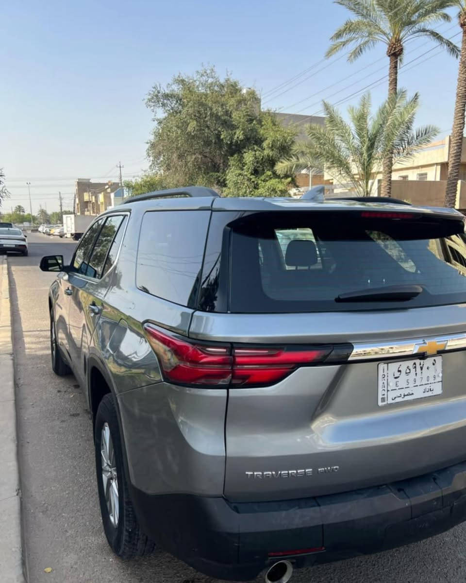 للبيع سيارة: #شيفرولية ترافرس LT موديل 2023

•المواصفات :
السيارة: شيفرولية ترافرس 
اللوحات: بغداد بإسمي
الموديل: 2023
المحرك:  VVT 3.6L 
ناقل الحركة(الگير): 9 نمرة
القدرة الحصانية: 310 HP
ماشية :31 الف 
فور ويل
لايتات زينون مع حاجب LED 
بصمات عدد 6 للأبواب و الجنطة و التشغيل
  وتشغيل عن بعد
رادار امامي
      مانع تصادم 
رادار تحديد المسار
كامرة خلفية 
باب الصندوق شفط كهربائي
شاشة الدشبول كبيرة
قاصة
شاحن لاسلكي (واير ليس) للهاتف
كشنات مخمل 
تدفئة بالكشنات
تحكم فول كهرباء لكرسي السائق
السيارة بنظام تبريد 3 قطع
سايد بريك دگمة
اشاير بالمرايا الجانبية
تحكم ستيرن جهتين بلوتوث وحاكية وكروس سرعة وتحكم صوت 
نظام ABS مانع انزلاق
السيارة 7 راكب سياحي كشنات منفصل
 اندرويد اوتو مع اپل كار بلي
    رادارات جانبية في المرايا الجانبية
السيارة بيهة ثلاث قطع تبديل وصبغ(بنيد- چاملغ امامي ايمن-قبق جنطة) مع بارد في الچاملغ الآخر
موقع السيارة بغداد الغزالية او حي الخضراء
رقم الهاتف *********** ماجد
السعر 235 وبيهة مجال بسيط
