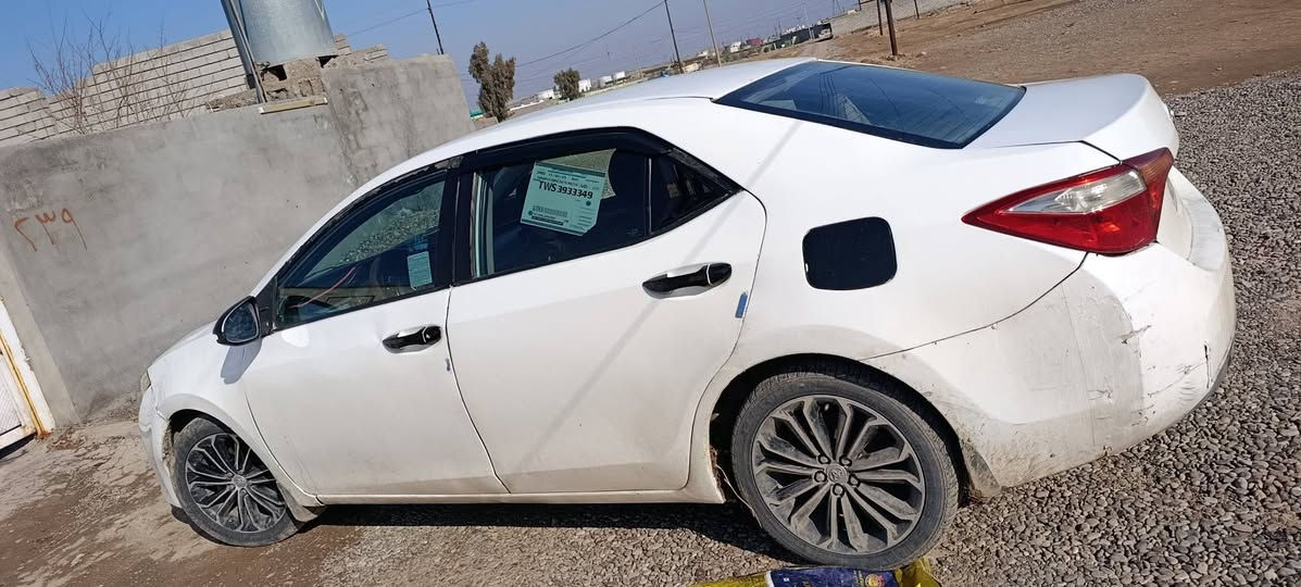 بسعر 92 ورقه قفل $
كورلا 2015 امريكي محرك 18 سياره تاكيه ع صفحه السكن وصبغ عام بيها معجون بدون داخل
 إتصال فقط 
‏‪***********‬‏
