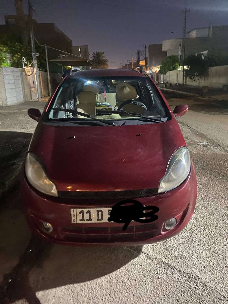 سلام عليكم سياره شيري A1 موديل 12 سياره بسمي تحويل ثاني يوم سنويه لل2030...... يحتاجلها فقط نقوصات قليل سياره حلوه ومرتبه كير ومحرك مكفول رقم بغداد دولي.. انكليزي مكاني بغداد حي الجهاد.. السعر 37 وبيها مجال.. ***********
