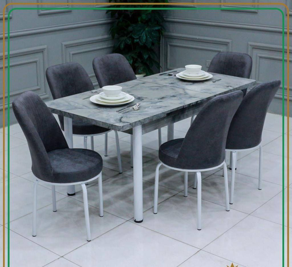 #سارع_بالحجز_كمية_محدودة ✨✨

- ميز طعام ✨✨
متوفر 6 و 4 كراسي✨
السطح  زجاج سلايت ✨✨
قياس 140 *80 سم 💫
بعد التكبير 170 سم 💫
الأرجل حديد طلاء ثابت ✨✨
درجة اولى ✨✨
للحجز ولاستفسار مراسله الصفحه ✨✨
-🚕🚕🚕🚕🚕
تتوفر خدمة توصيل
كافه محافظات العراق


**إذا كنت صاحب هذا الإعلان وتريد حذفه لأي سبب، رجاءا أرسل رسالة إلى الدعم الفني**