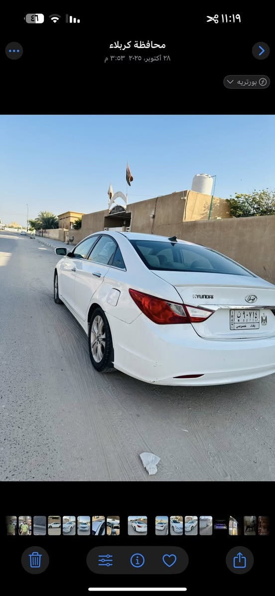 سوناتا 2013 امريكي 
فول مواصفات رقم بغداد بأسمي
حادثهه جنطه ليبل واحد  
بيهه صبغ ابيع حزام 
السعر ٩٠
مكاني كربلاء الحسينيه 
***********
