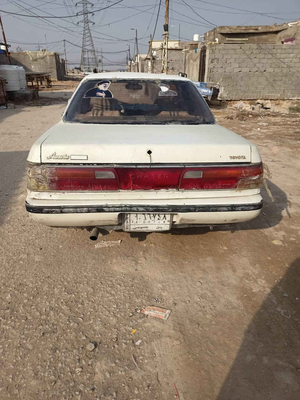 سلام عليكم    (للبيع او مراوس)
ياباني شيزر موديل 1991 مكفولة من الكص ونقل الجثة تحويل مباشر     ( فقط بيها معجون بالقمارة)

 راعيها نجف مكان السيارة نجف 

 كير ومحرك ونجي مكفولات

 كهربائيات شغالة 

تبريد شغال عوزه بس ربط كهرباءيات وغاز

سنوية مشروع وطني تتحول بكل المحافظات لل26 

غرامات مصفرة 

بور ومشط جدد ستيرن خفيف

سعرها 28 وبيه مجال قليل

***********
