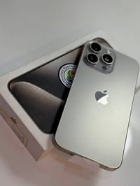 Iphone 15 pro max 256 ايفون ١٥ برو ماكس ذاكرة ٢٥٦ تيتانيوم طبيعي ماستر...
