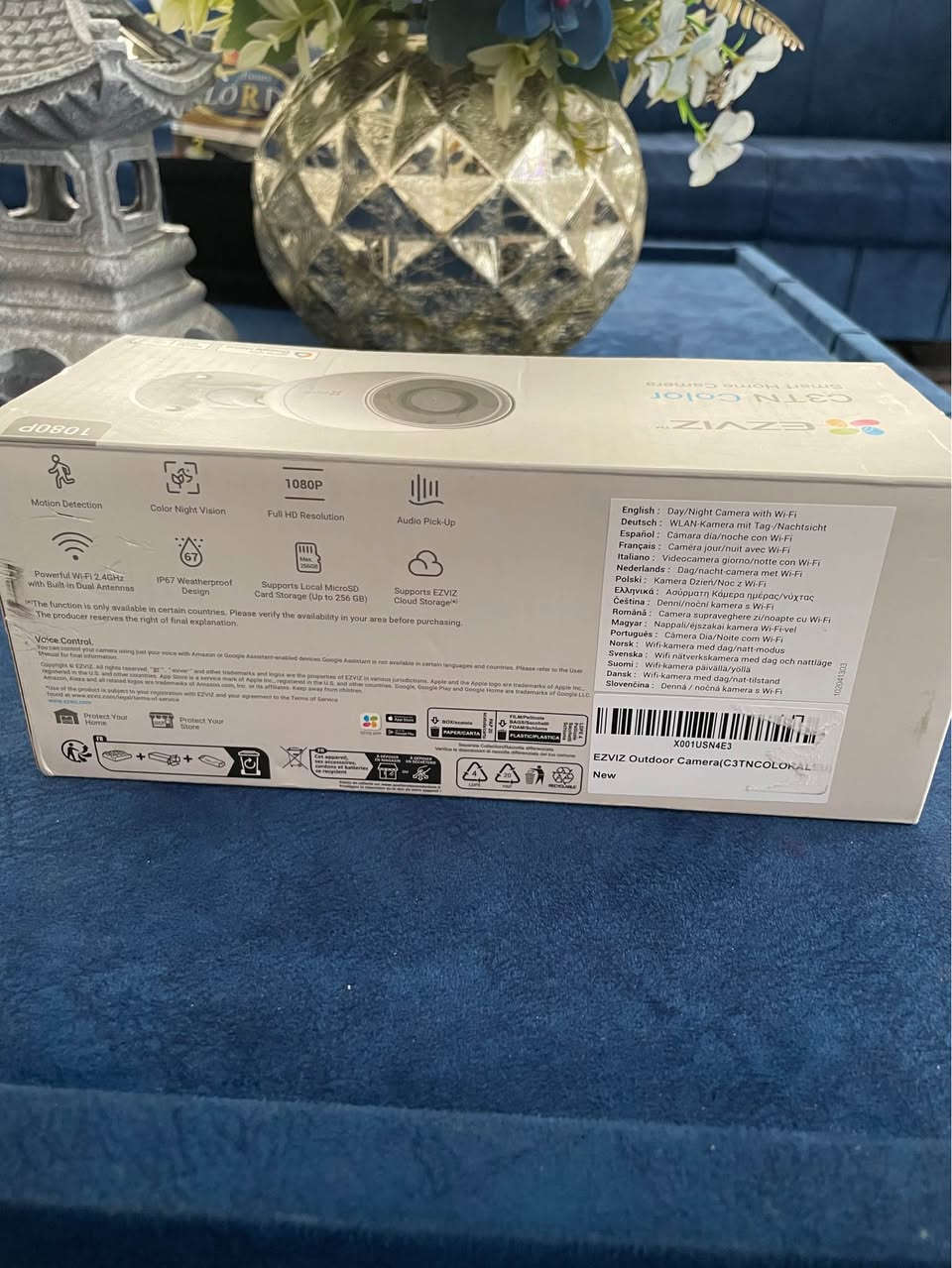 EZVIZ C3TN Colour Smart Home Camera, 1080p FHD Google home and Alexa
كاميرا مالئ ماركه ازڤيس فول أج ديه حه ساسه خه زنه ده نك او ره نگه قه پات مواصفاته دشي اڤئ يه اوروپي شه رت جديد سعر ٢٥ هزارا قفل مواصفات⬇️

https://www.ezviz.com/product/c3tn/38067 دهوك, العراق


**إذا كنت صاحب هذا الإعلان وتريد حذفه لأي سبب، رجاءا أرسل رسالة إلى الدعم الفني**