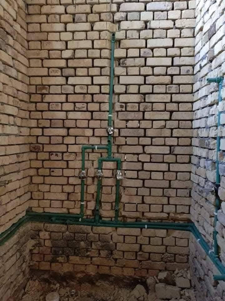 ‏تأسيس صيانة ماء وكهرباء مجاري في إدارة أبو زهراء ***********
